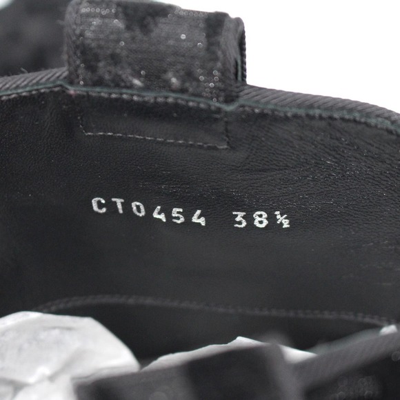 Dolce & Gabbana Black Leopard Metallic Heeled Cowboy Ankle Boots 38.5 Bootie - Picture 5 of 7